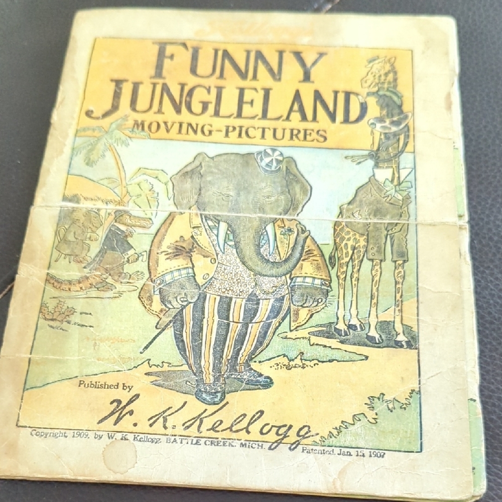 Vintage Kelloggs Jungleland Art